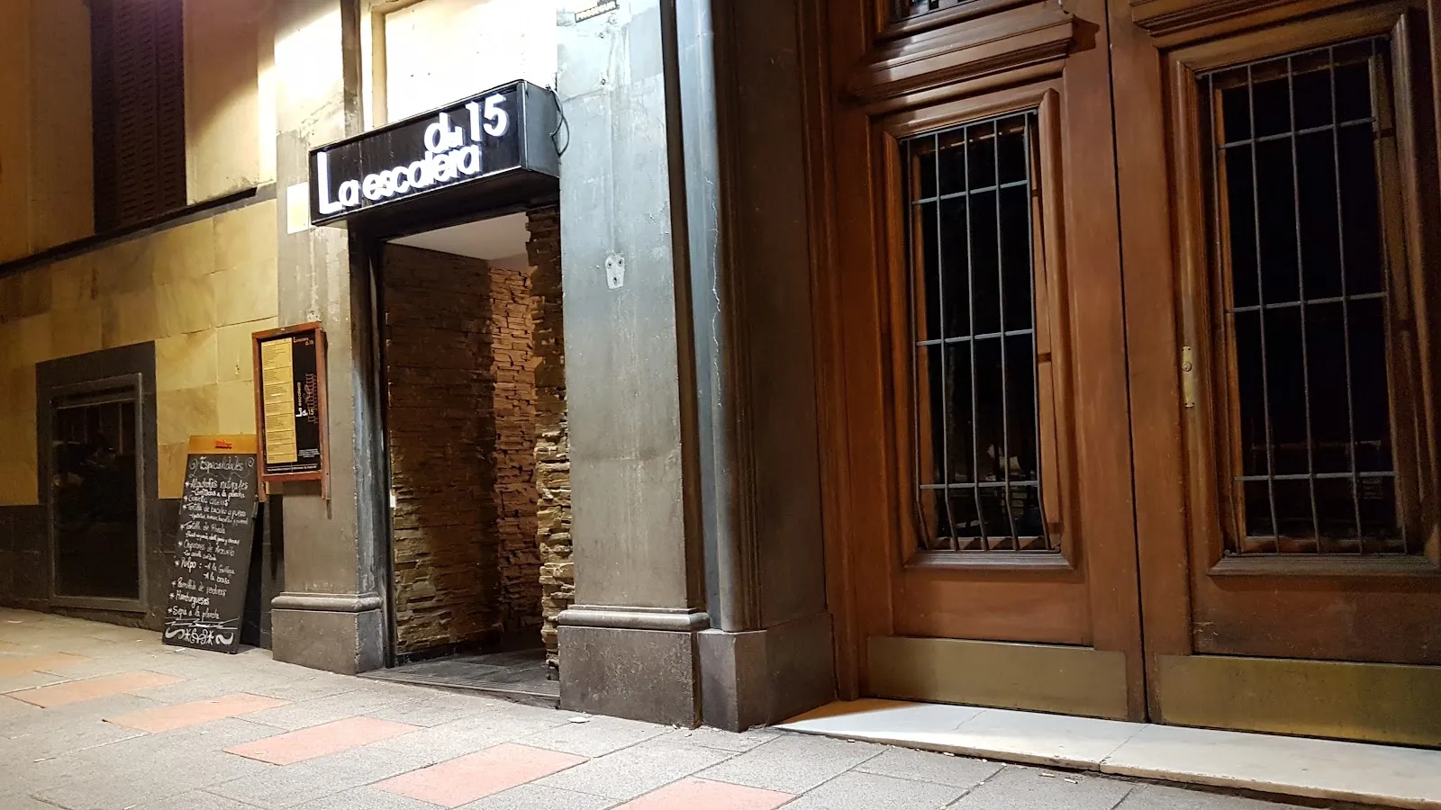 Restaurante La Escalera del 15 — cocina española tradicional — menú del día