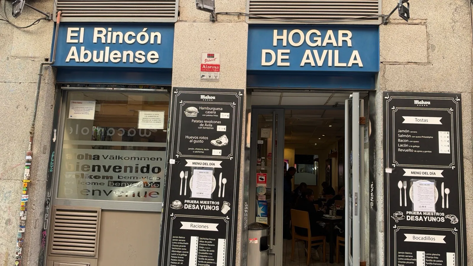 El Rincón Abulense — cocina española tradicional — menú del día