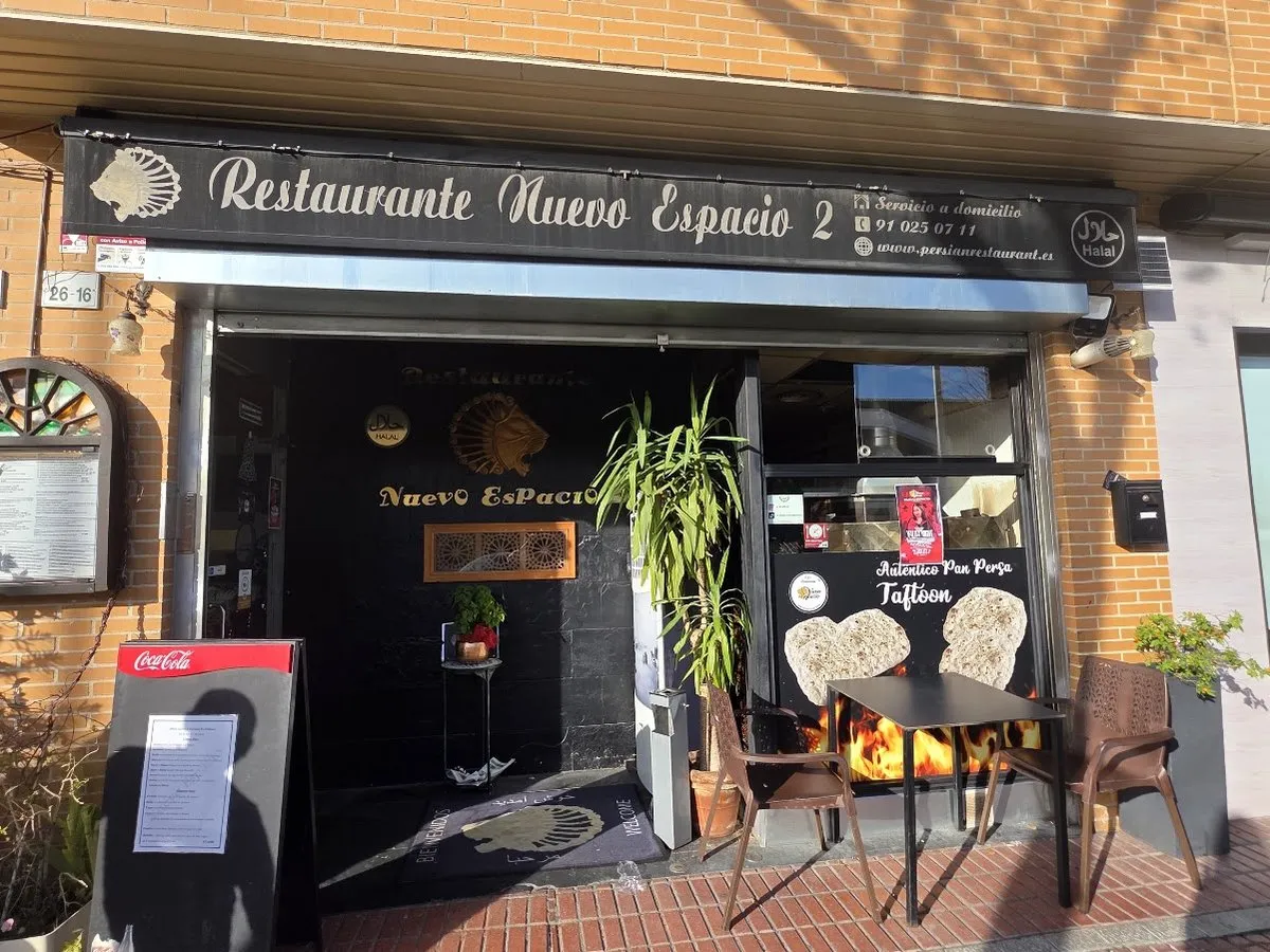 Nuevo Espacio 2, restaurante persa — cocina india — menú del día en Madrid