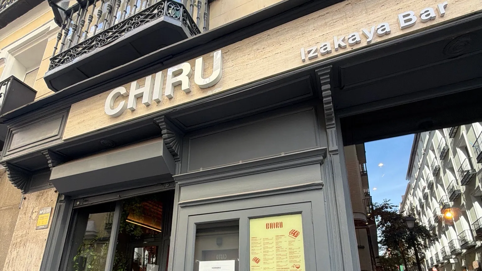 Chiru — cocina asiática — menú del día