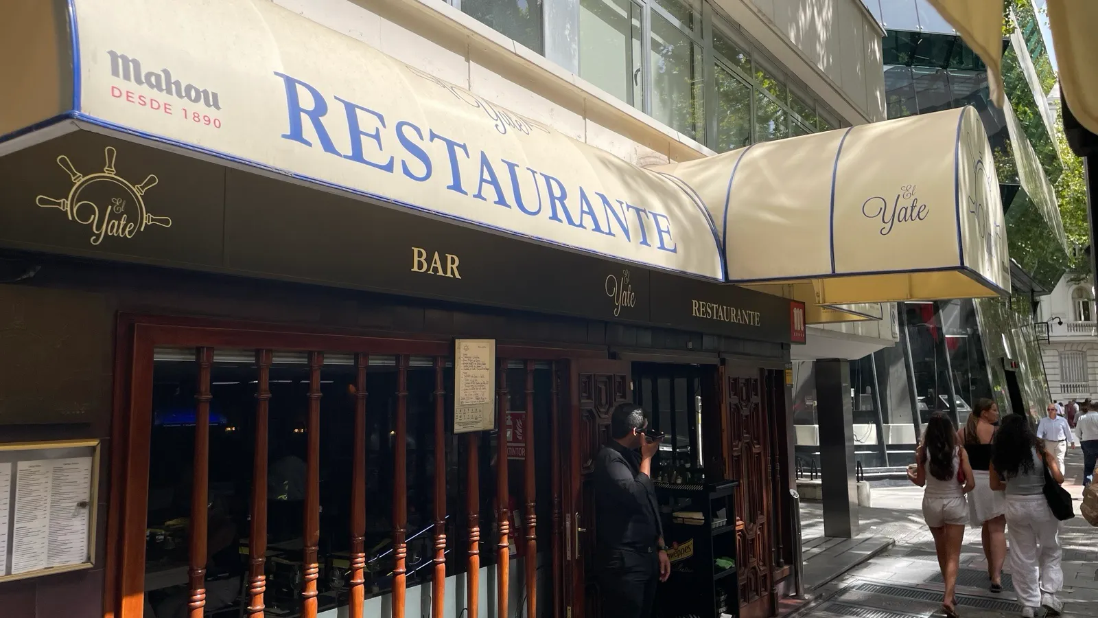 Restaurante El Yate — cocina española tradicional — menú del día