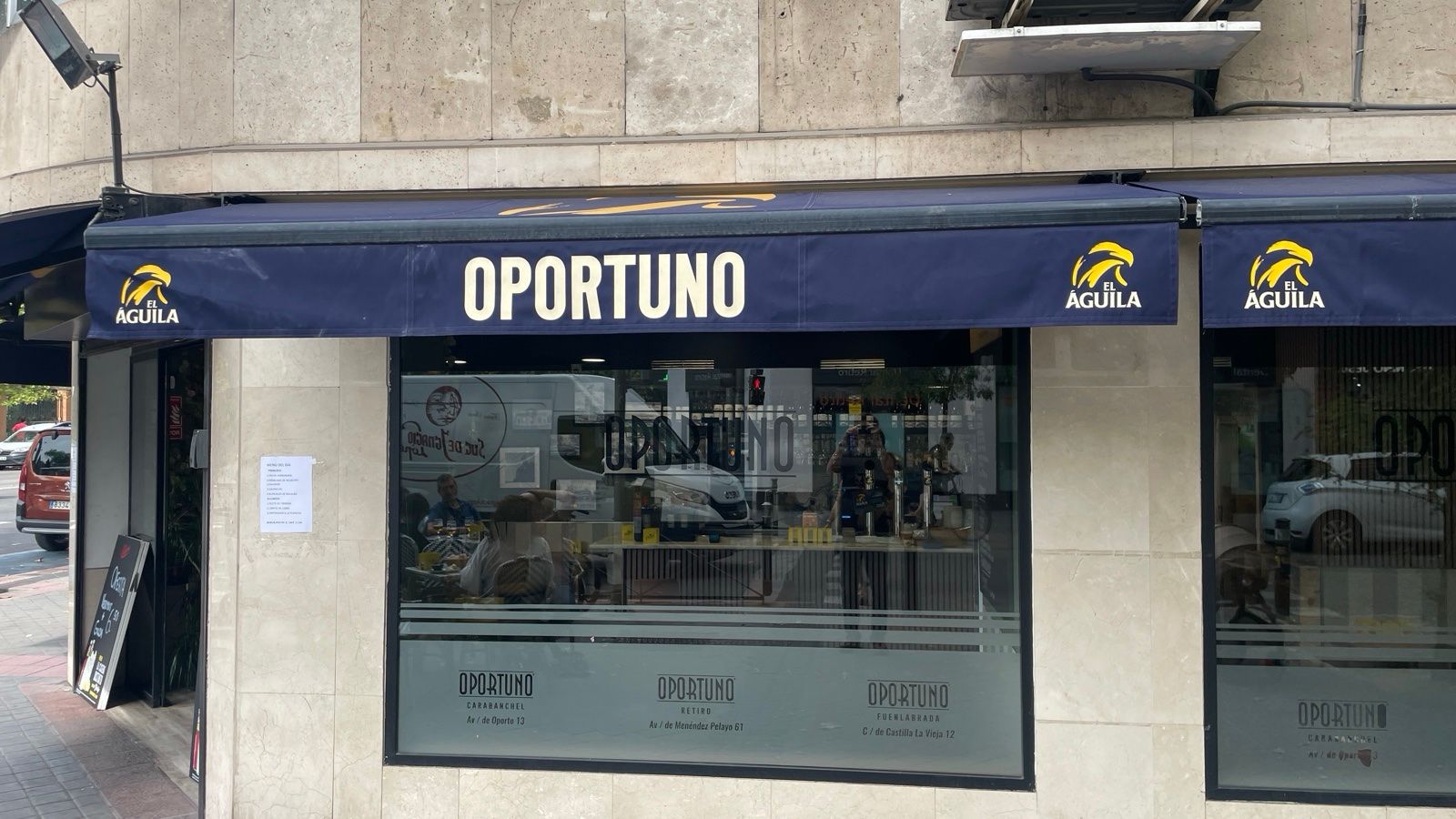 Restaurante Oportuno Retiro — cocina mediterránea — menú del día