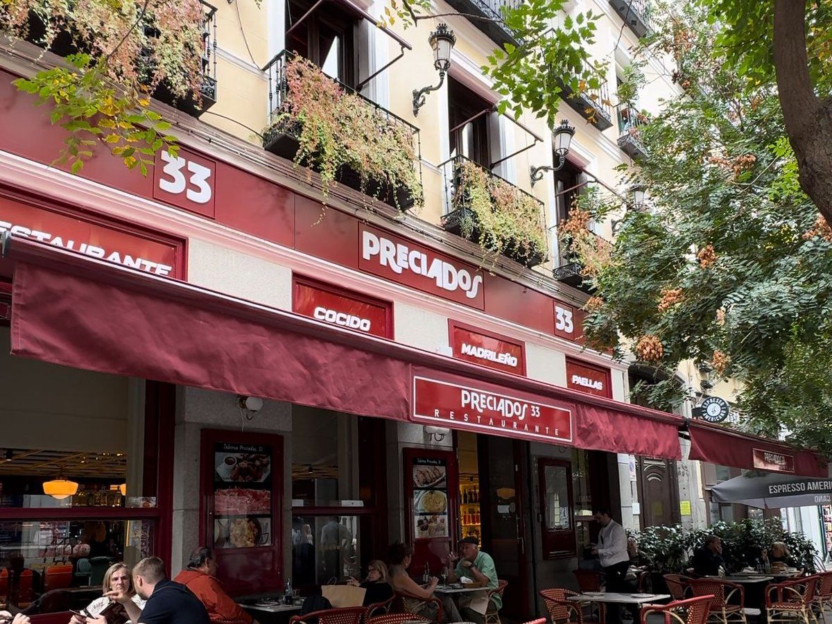 Preciados 33 — cocina española tradicional — menú del día en Madrid