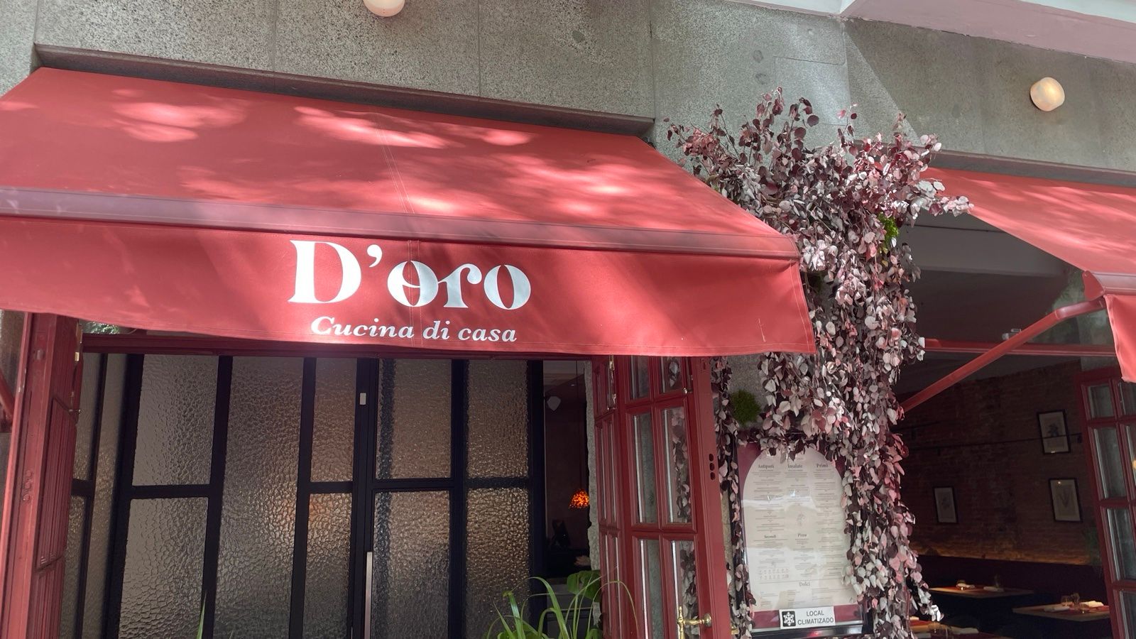 Doro Cucina di Casa Madrid — cocina italiana — menú del día