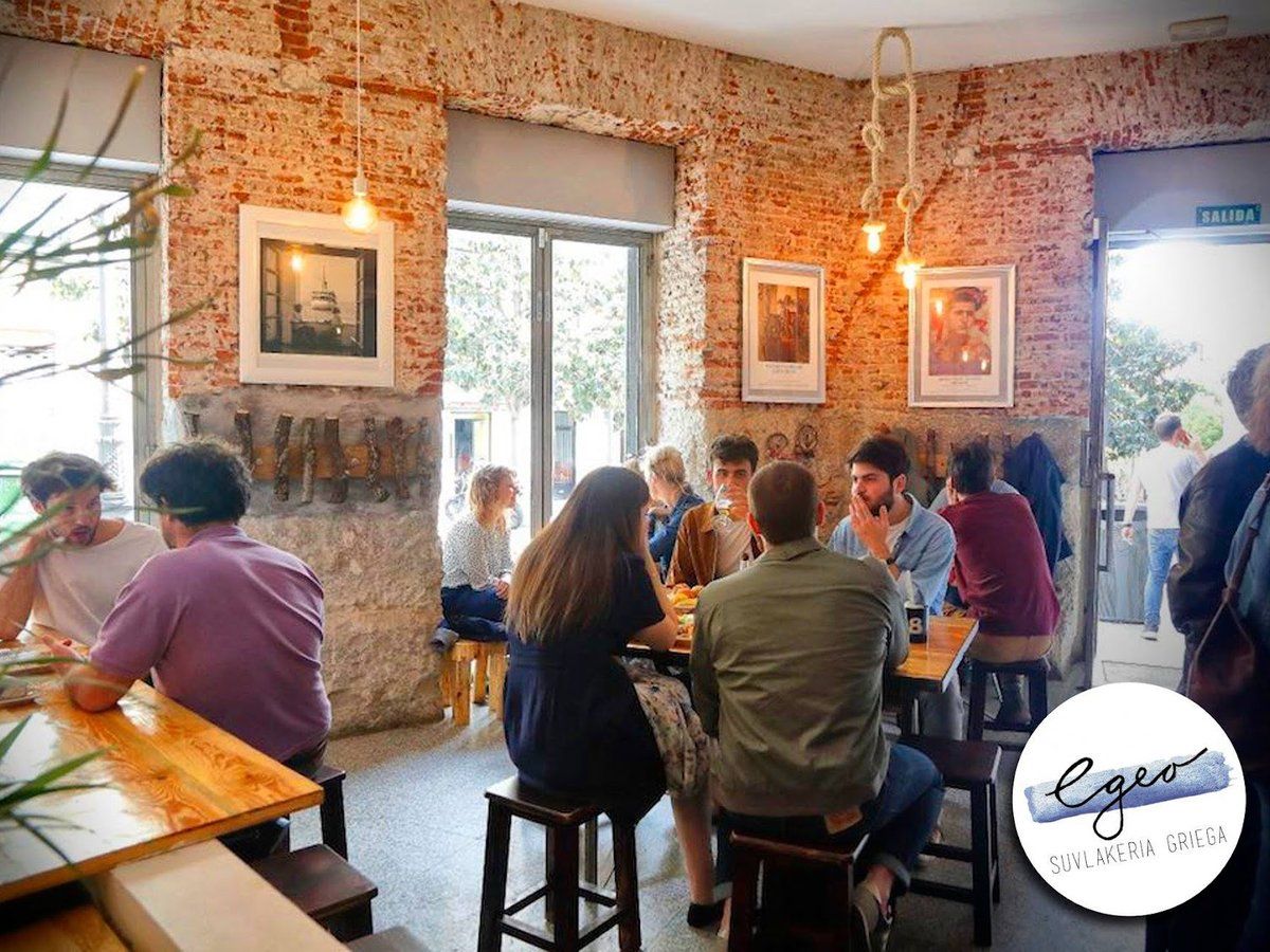 Egeo Suvlakeria Griega — cocina griega — menú del día en Madrid
