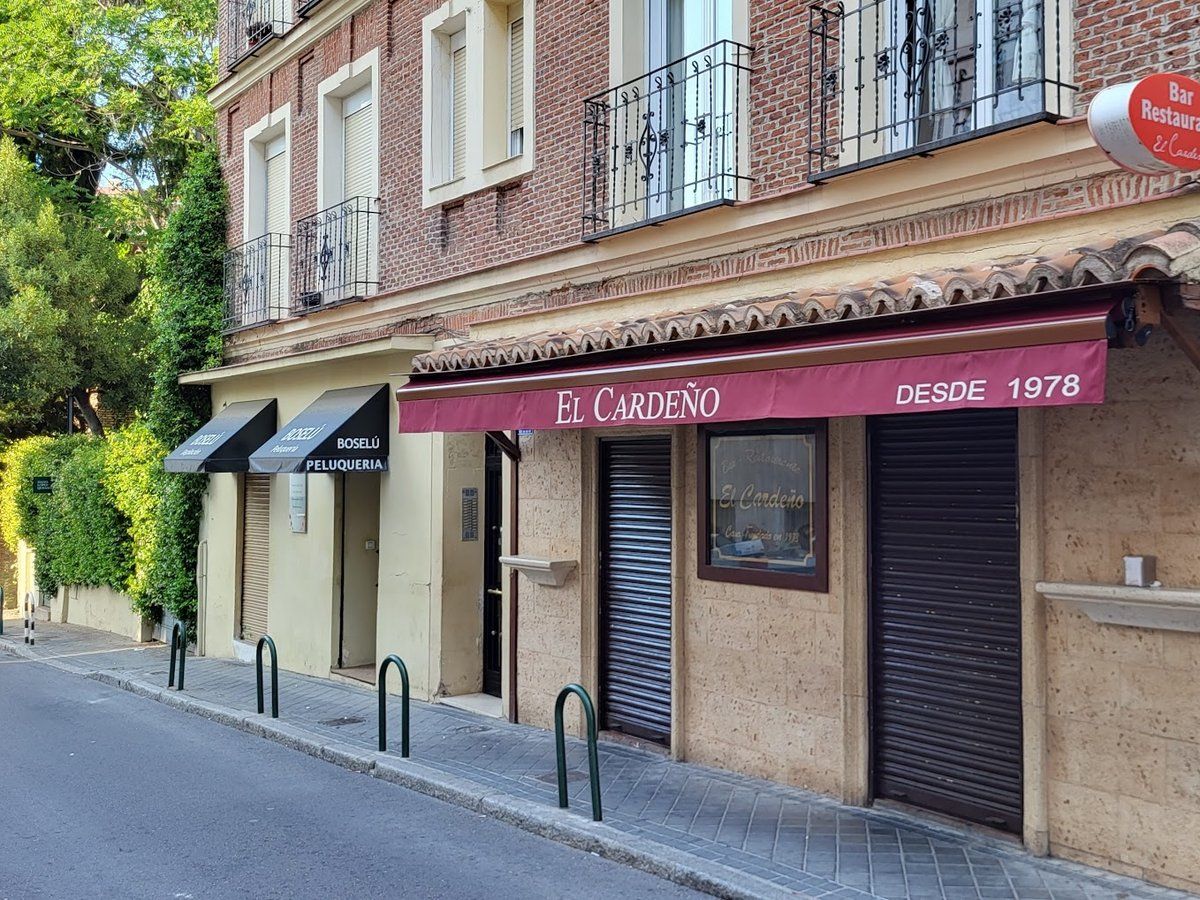 Restaurante El Cardeño — cocina española tradicional — menú del día en Madrid